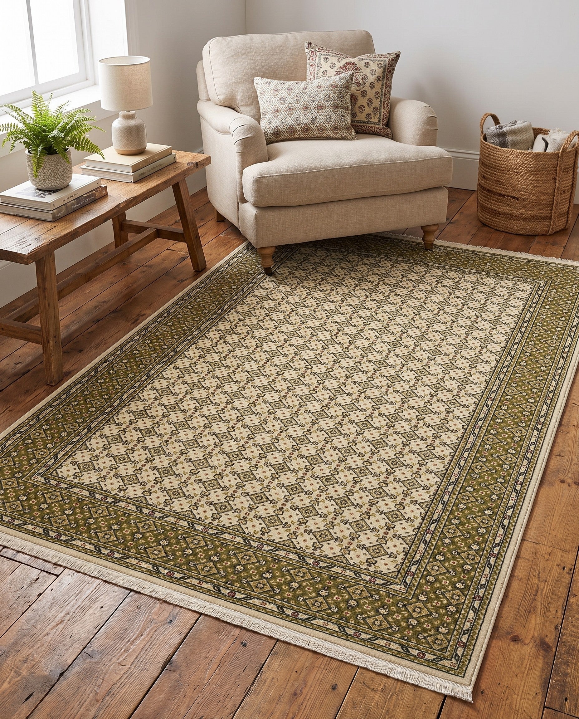 4' x 6' Nain Design Rug