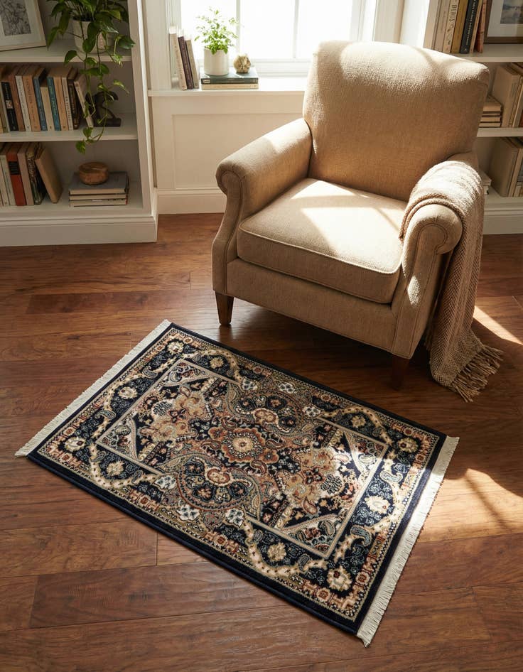 Detail image of 2' x 3' 1 Nain Design Rug