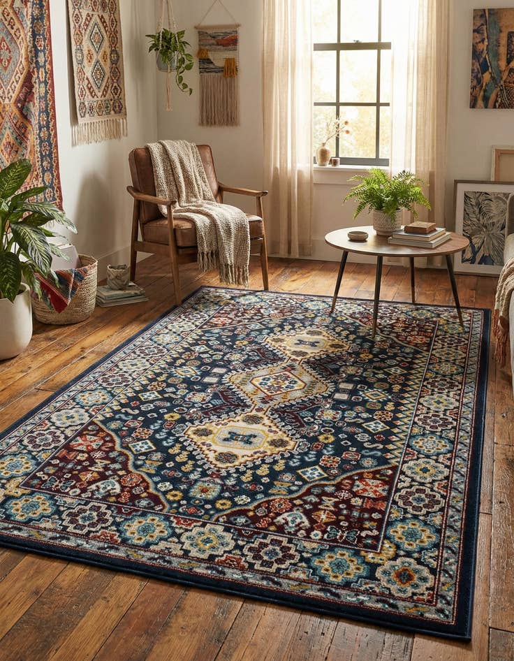 Detail image of 4' x 6' Kamala Washable Rug