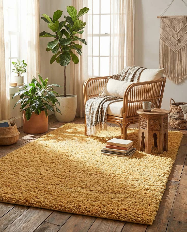 Detail image of 5' 3 x 8' Zermatt Shag Rug