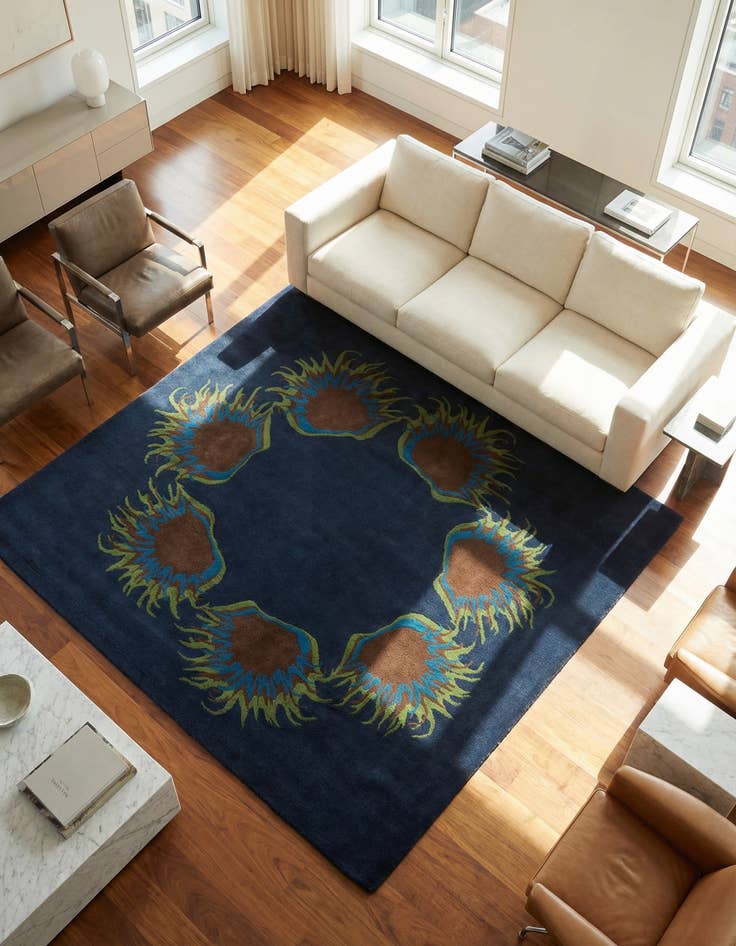 Detail image of 7' 5 x 7' 6 Luna Square Rug