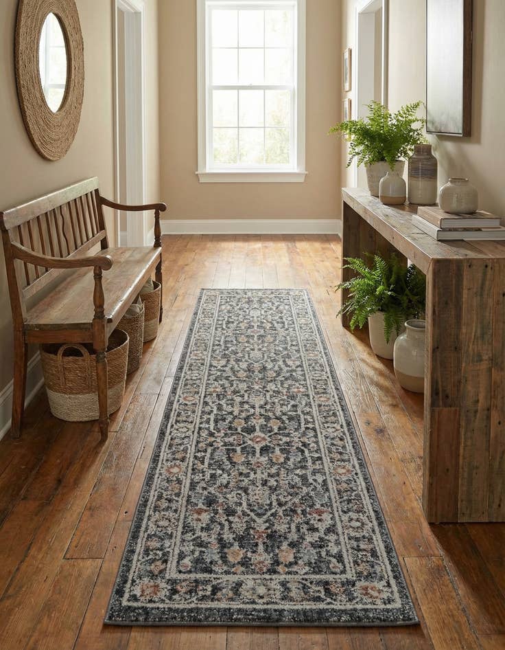 Detail image of 2' x 8' Eco Traditional Runner Rug