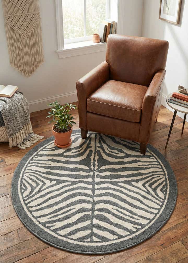 4' x 4' Savannah Round Rug