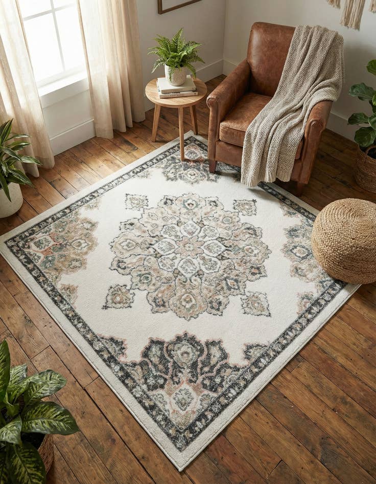 Detail image of 5' x 5' Parker Square Rug