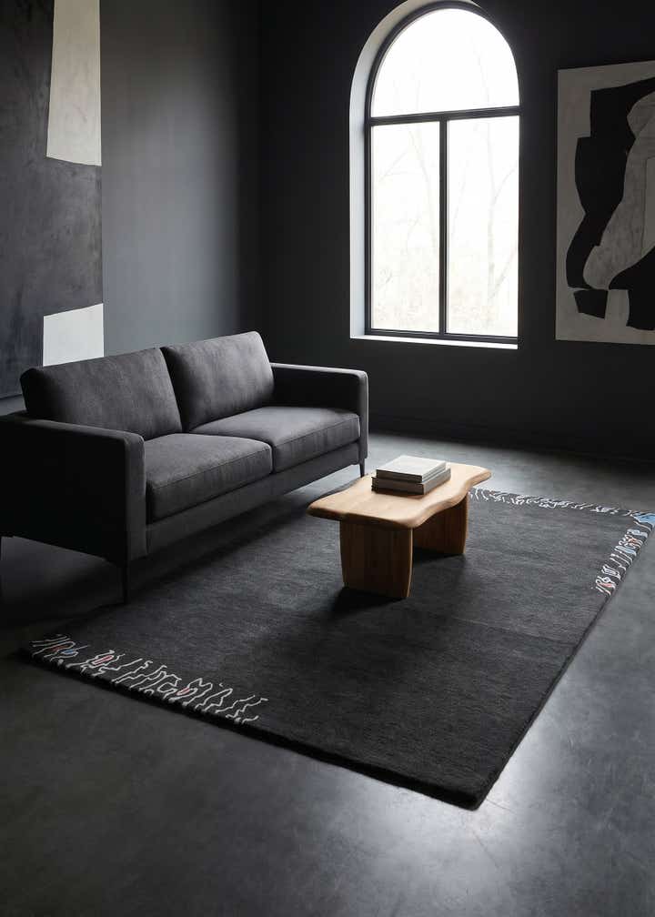 4' 7 x 6' 6 Hand Knotted Nepal Wool Rug