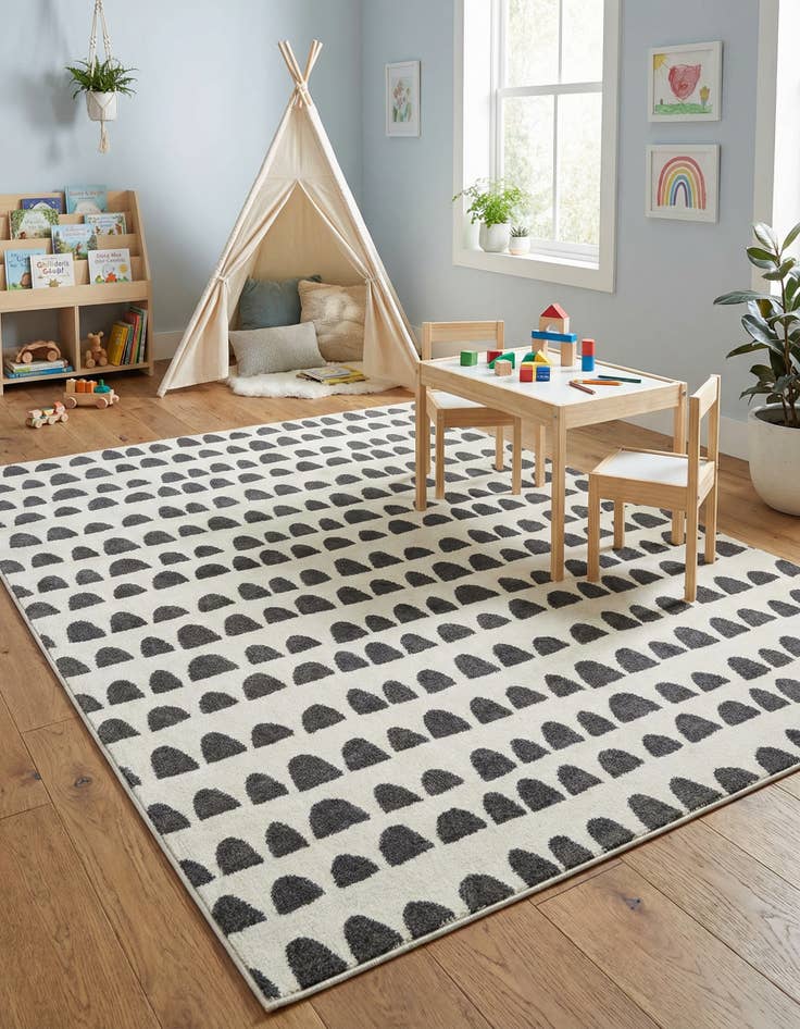Detail image of 7' 10 x 10' Whimsy Kids Rug