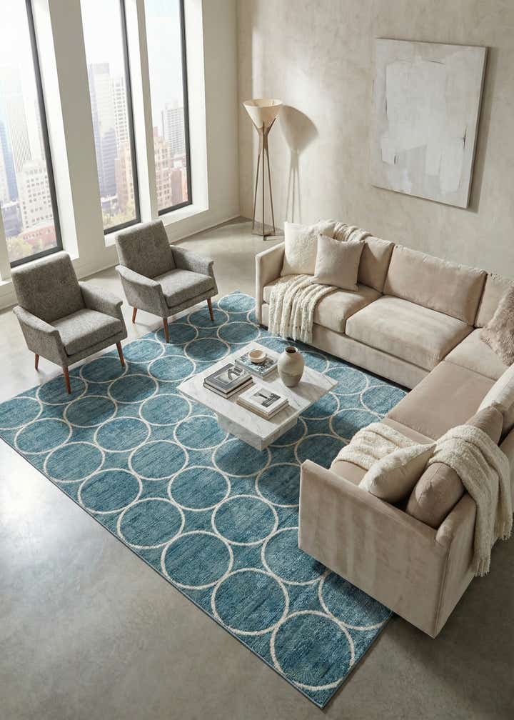 9' x 12' Lattice Trellis Rug