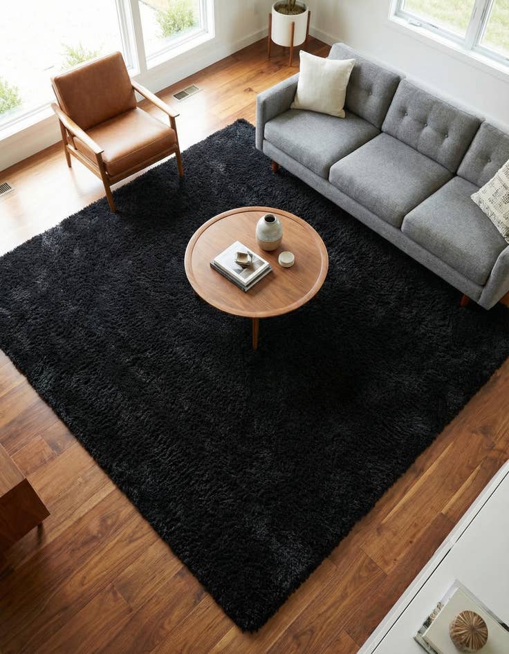 Detail image of 8' x 8' Infinity Shag Square Rug