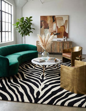 9' x 12' Hand Tufted Safari Wool Rug