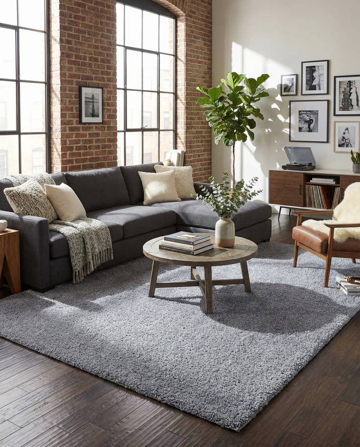 Detail image of 9' x 12' Zermatt Shag Rug