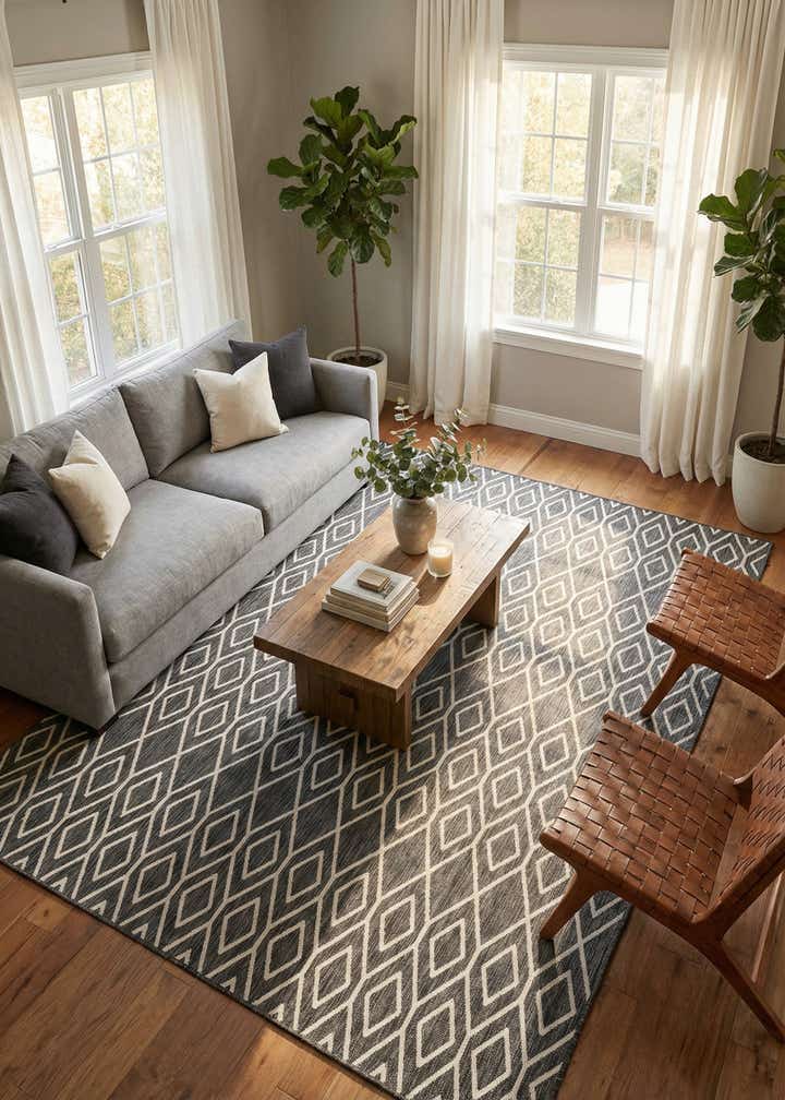 9' x 12' Easy-Clean Jill Zarin Turks and Caicos Indoor / Outdoor Rug