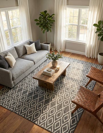 9' x 12' Easy-Clean Jill Zarin Turks and Caicos Indoor / Outdoor Rug