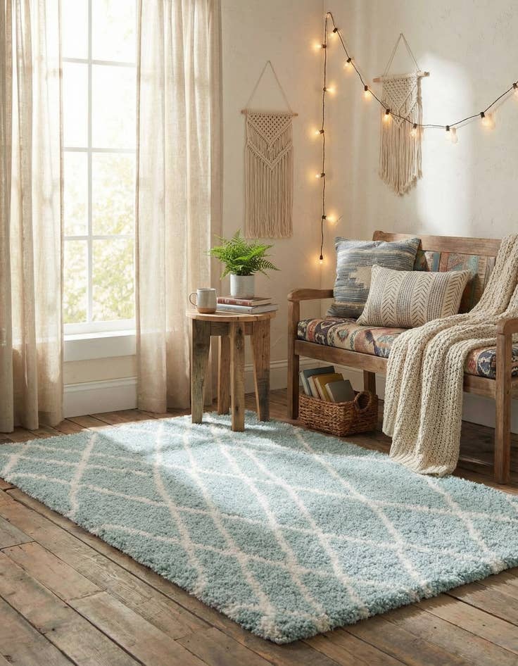 Detail image of 3' 3 x 5' 3 Soft Touch Shag Rug