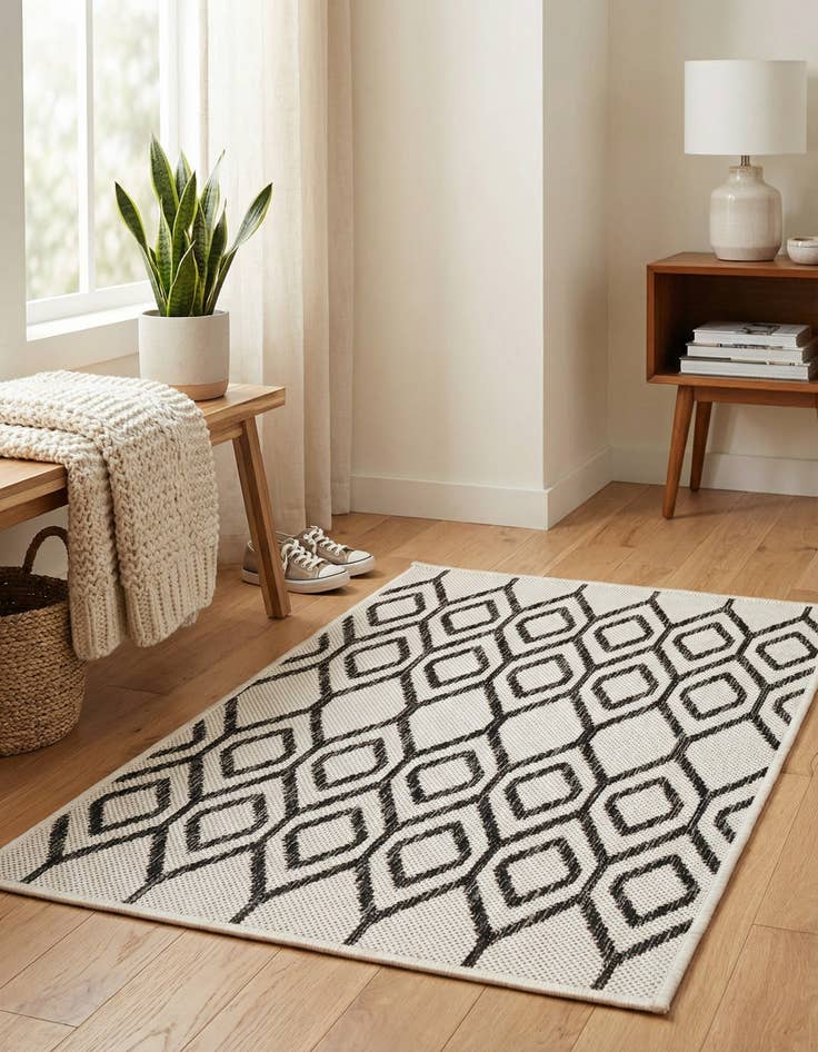 Detail image of 2' x 3'  Washable Jill Zarin Turks and Caicos Indoor / Outdoor Rug