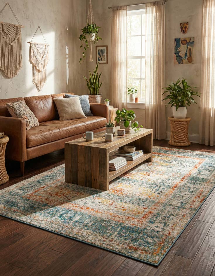 Detail image of 5' x 8' Venice Rug