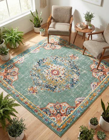 6' x 6' Madeline Square Rug