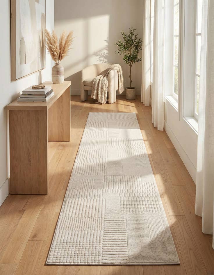 Detail image of 2' 7 x 12' Textura Designer Runner Rug