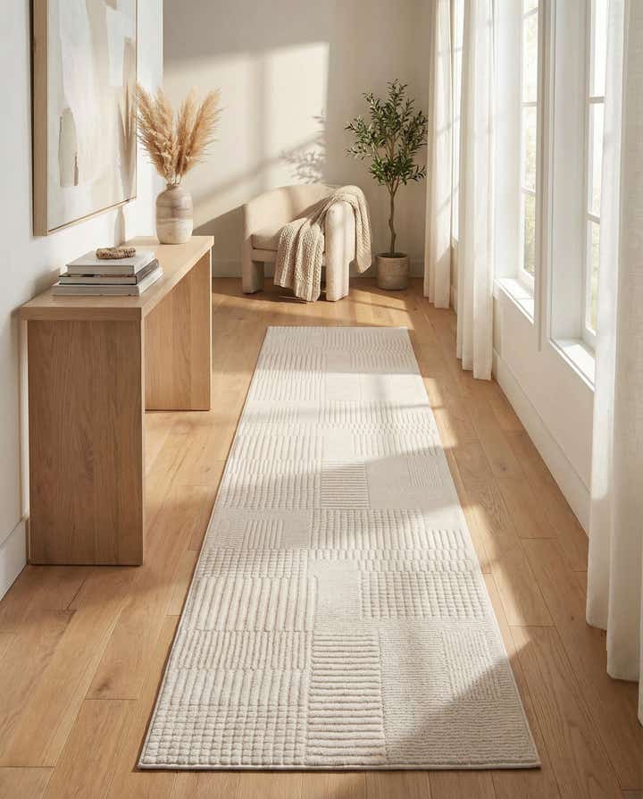 2' 7 x 12' Textura Designer Runner Rug