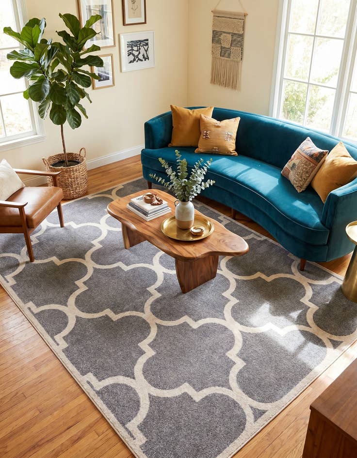 Detail image of 9' x 12' 2 Trellis Rug
