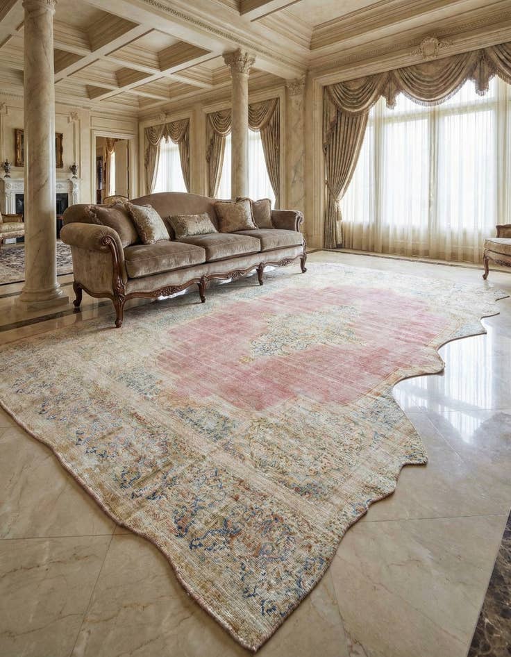 Detail image of 7' 10 x 12' Vintage Royal Wool Rug