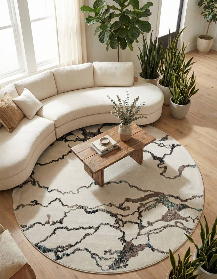 Detail image of 10' x 10' Madeline Round Rug