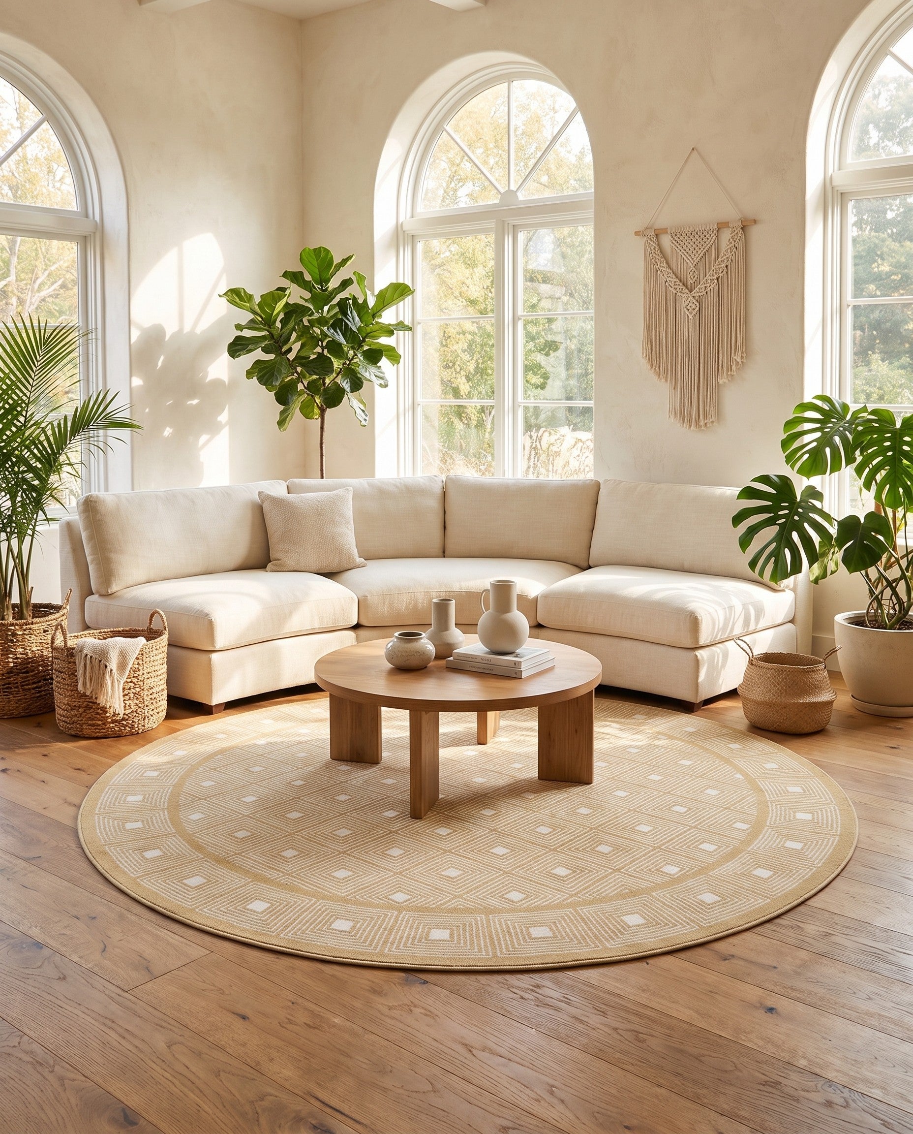 6' x 6' Aakaar Round Rug