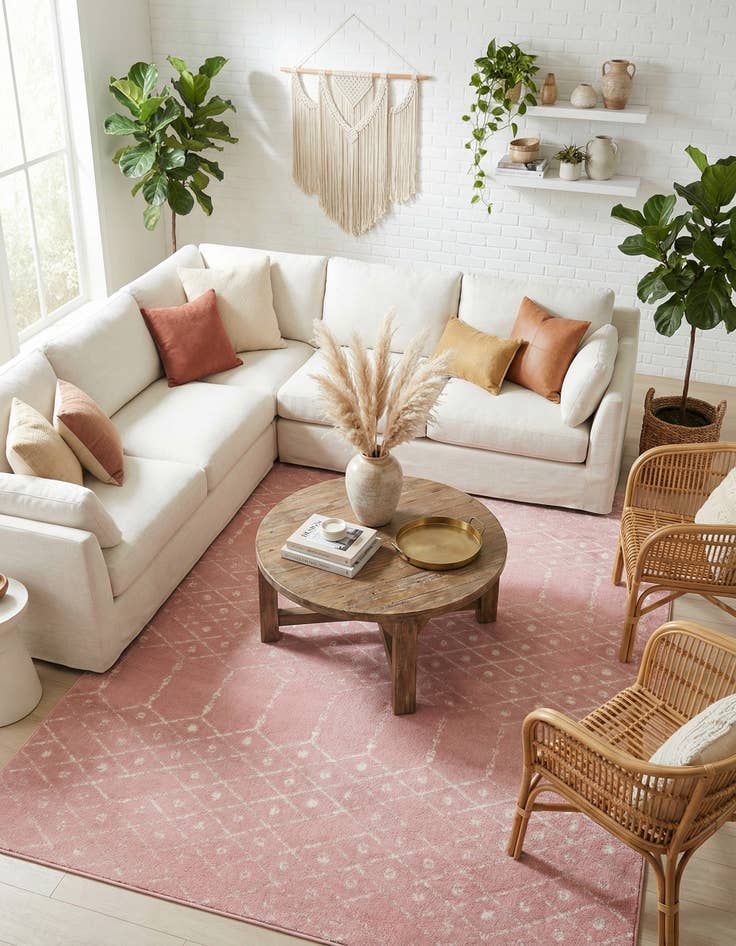 Detail image of 7' 10 x 11' Paxon Trellis Rug