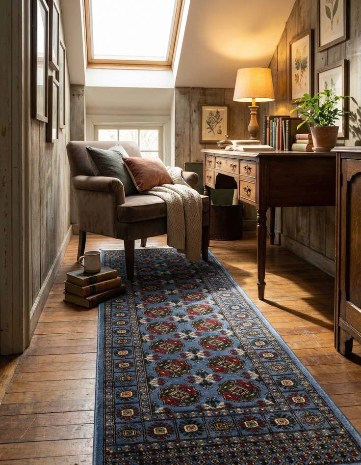 Detail image of 2' x 8' Bokhara Runner Rug