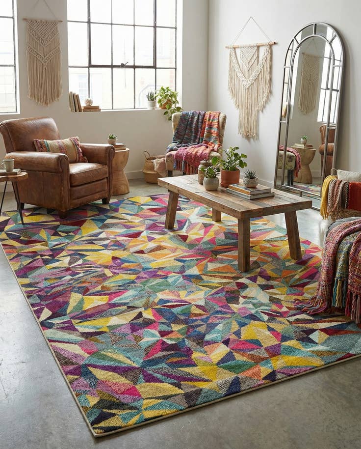 Detail image of 8' x 11' Washable Casablanca Rug