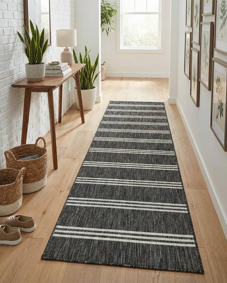 Detail image of 2' 7 x 12' Easy-Clean Jill Zarin Anguilla Indoor / Outdoor Runner Rug