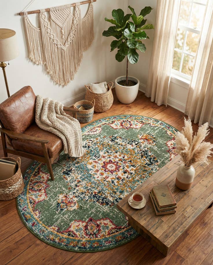 Detail image of 4' x 6' Madeline Oval Rug