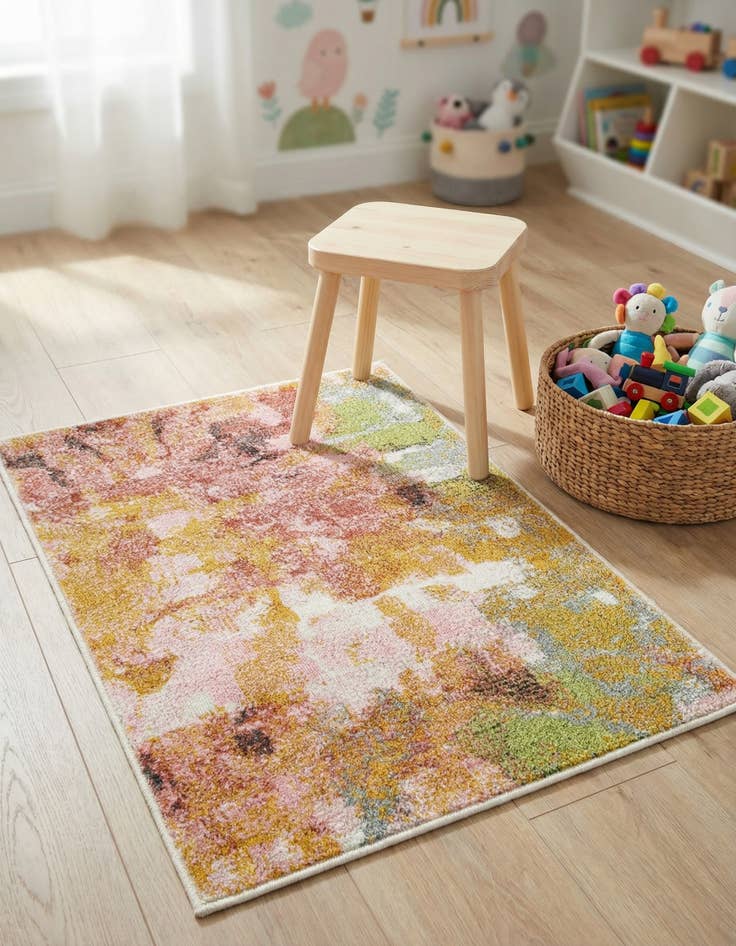 Detail image of 2' 2 x 3' 1 Abstract Whimsy Kids Rug