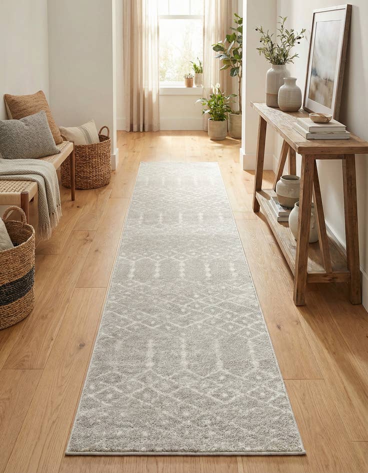 Detail image of 2' x 9' 10 Paxon Trellis Runner Rug