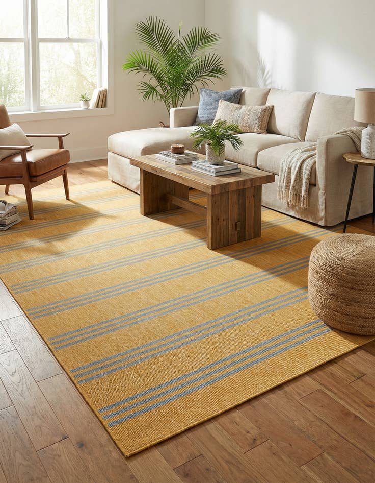 Detail image of 7' 10 x 10'  Washable Jill Zarin Anguilla Indoor / Outdoor Rug