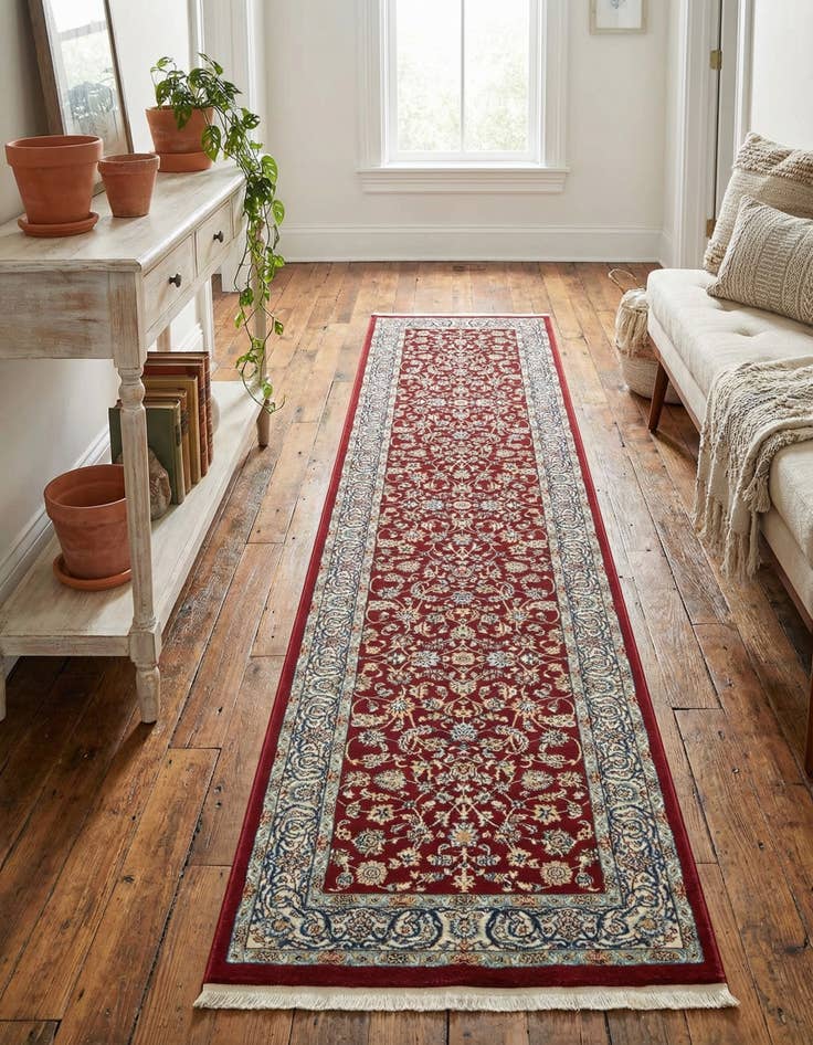 Detail image of 3' x 13' Nain Design Runner Rug