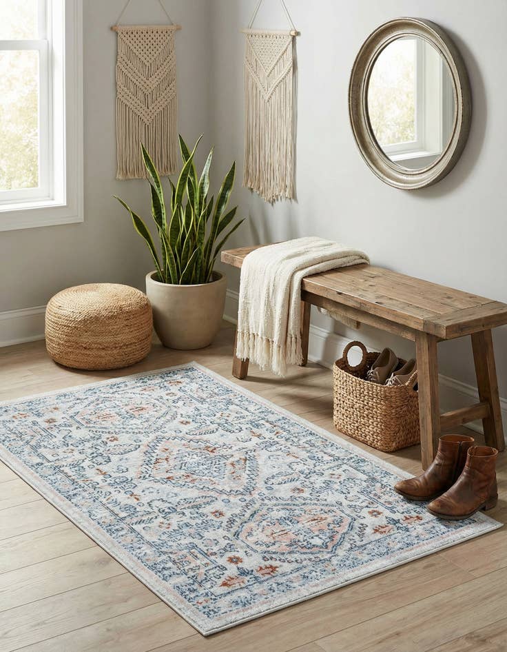 Detail image of 3' 3 x 5' 3 Kamala Washable Rug