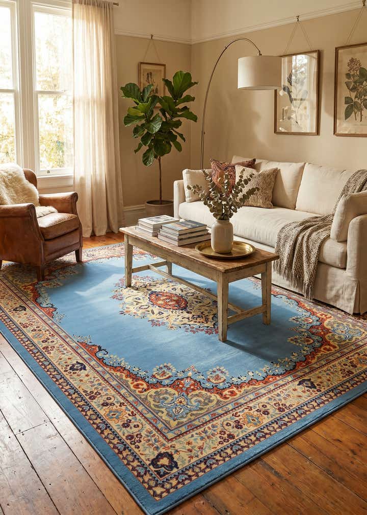 10' x 13' Mashad Design Rug