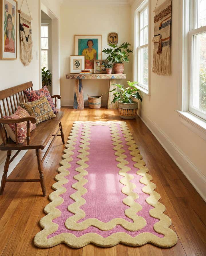 2' 7 x 8' Happy Rugs Wool Runner