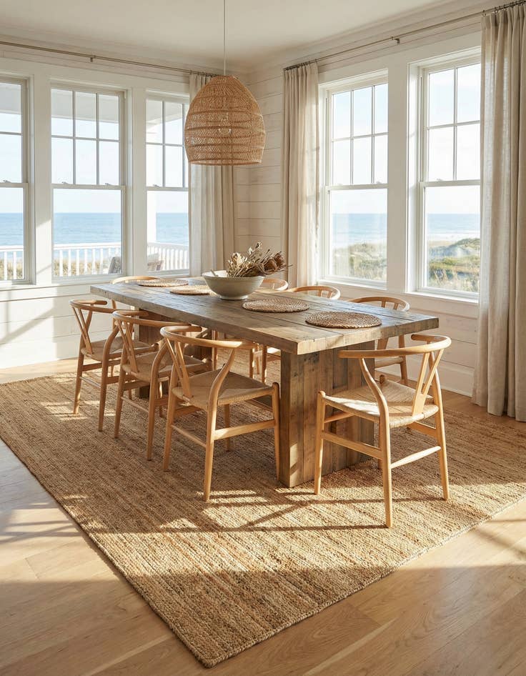 Detail image of 9' x 12'  Hand Braided Jute Luxe Rug