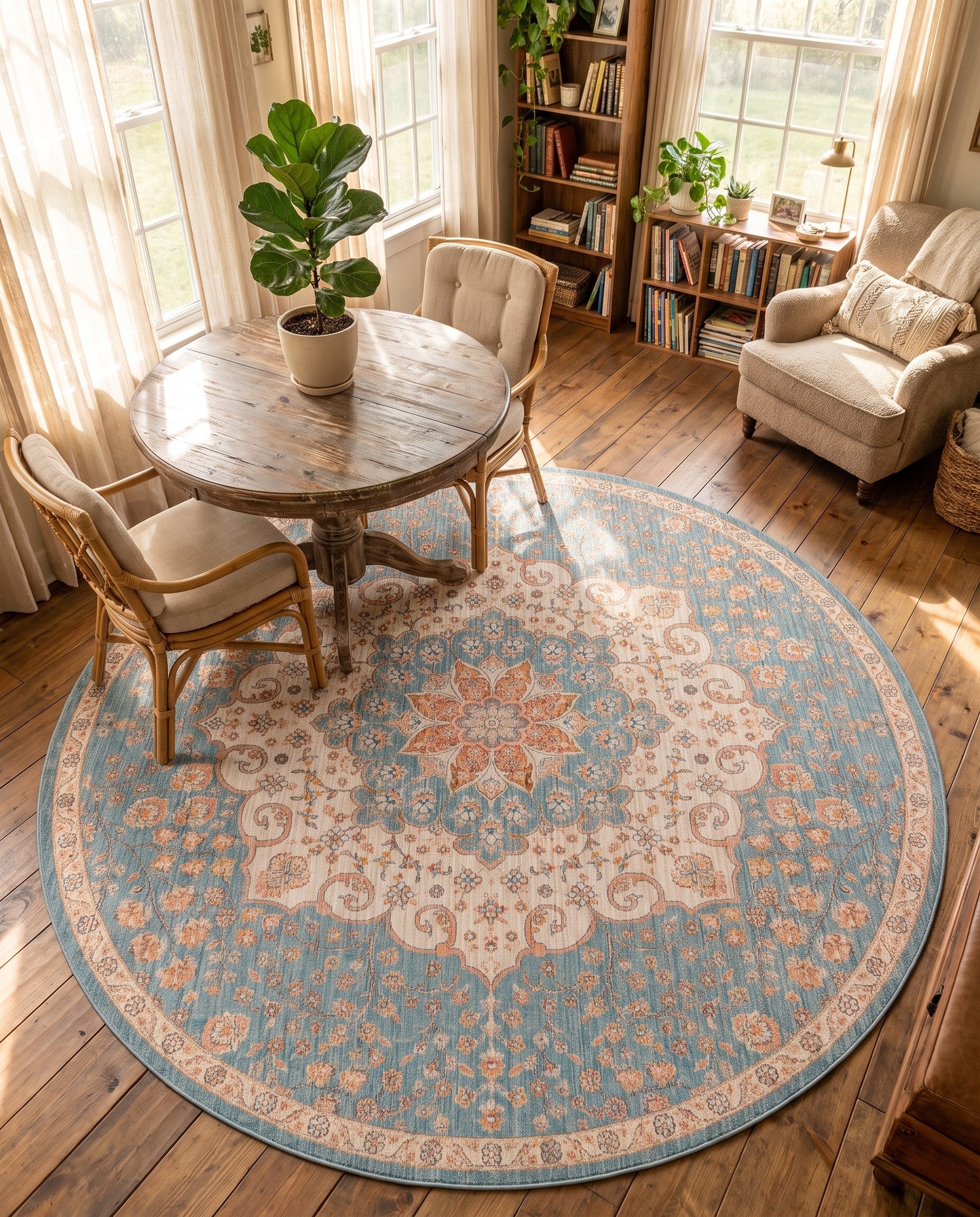 8' x 8' Newport Round Rug