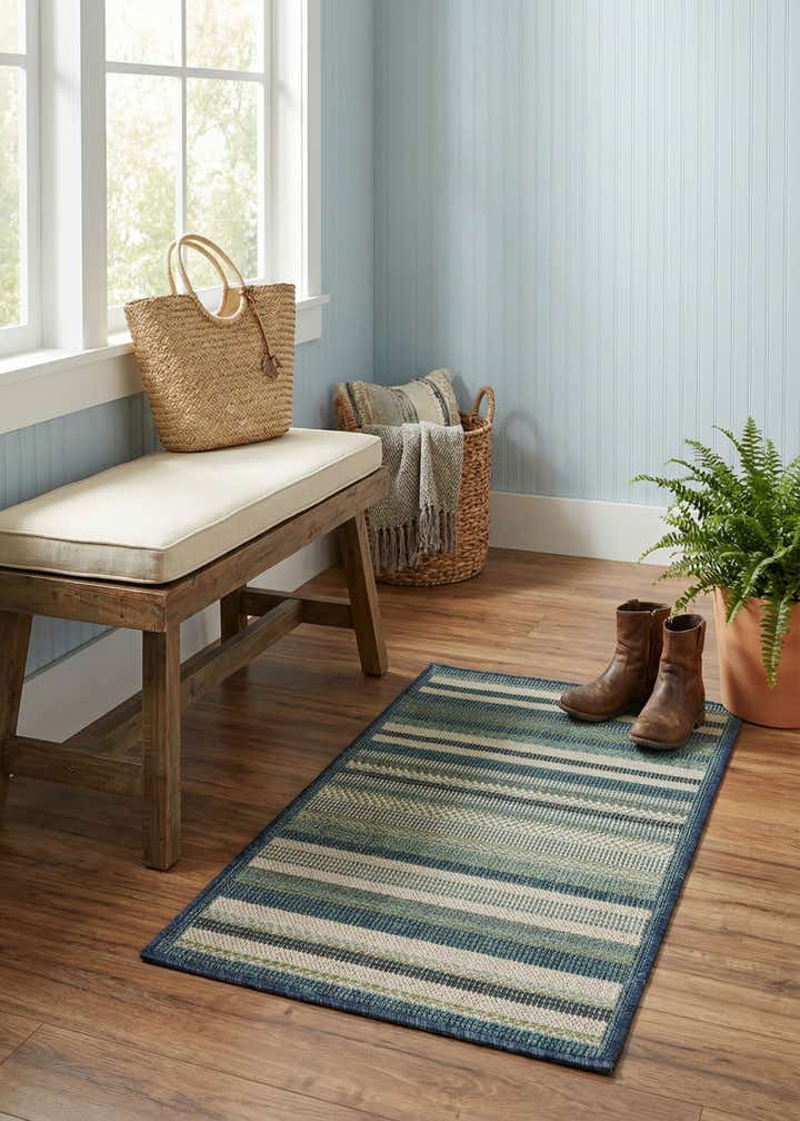 2' x 3' Easy-Clean Baja Indoor / Outdoor Rug