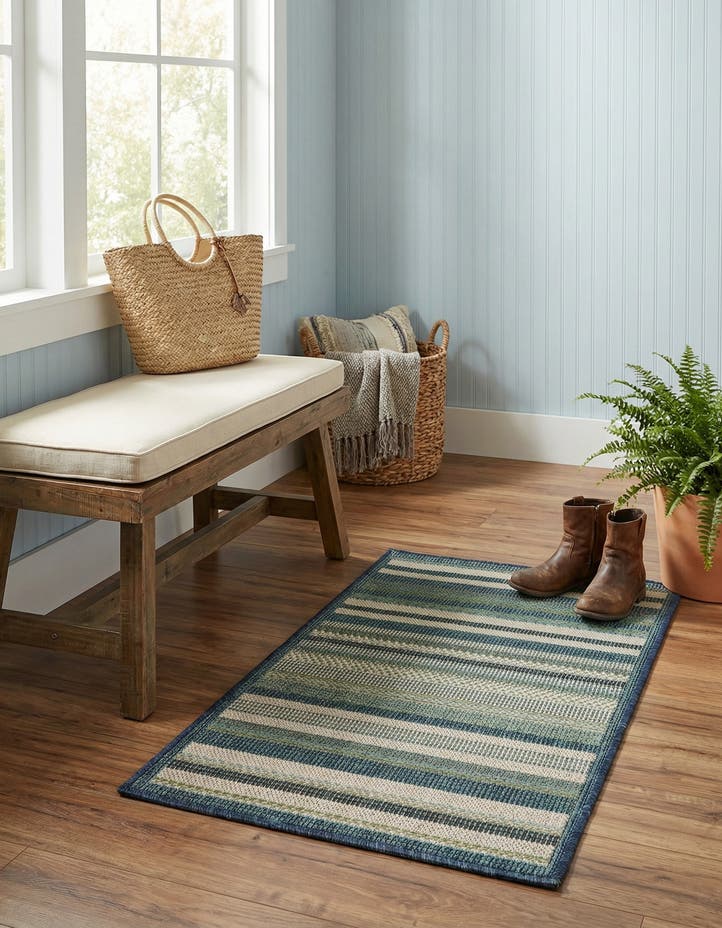 2' x 3' Easy-Clean Baja Indoor / Outdoor Rug