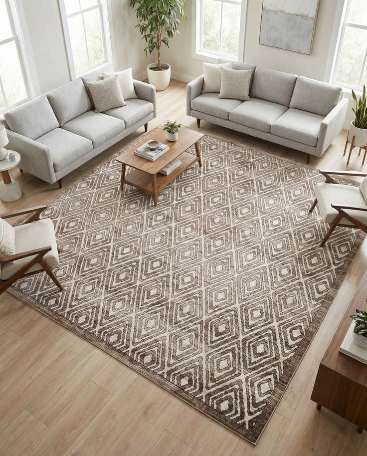 Detail image of 10' 8 x 10' 8 Hermitage Square Rug