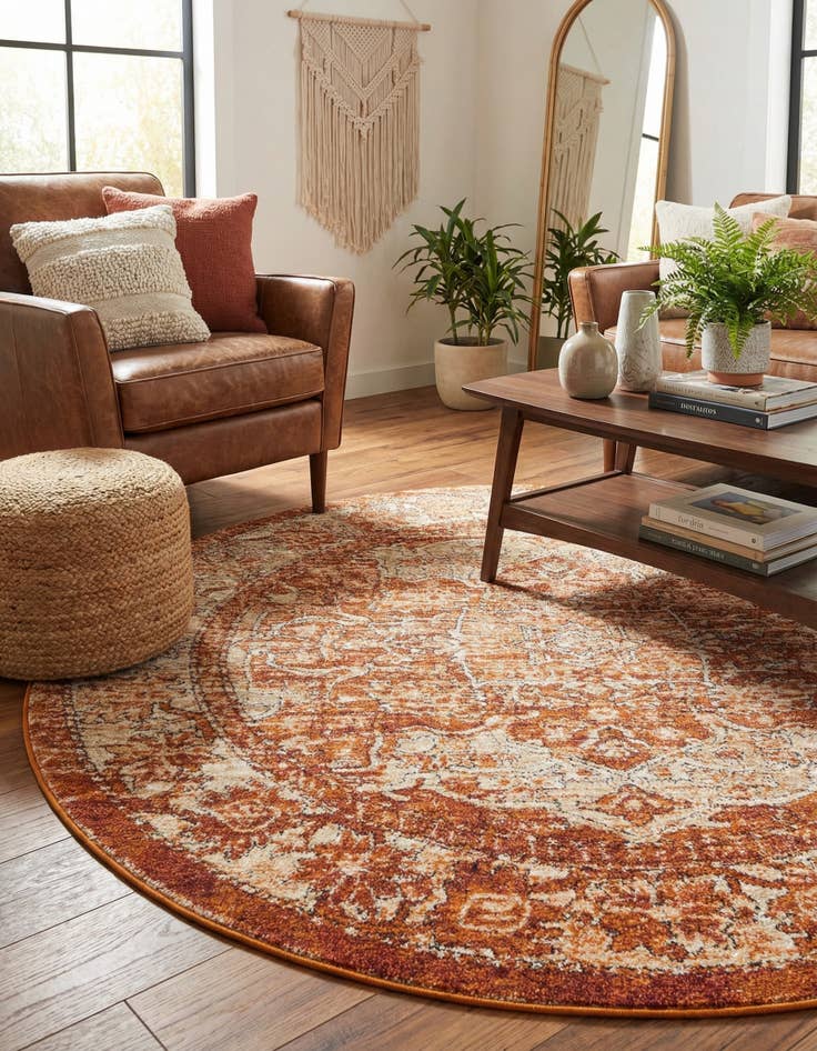 Detail image of 6' x 6' Isabella Round Rug