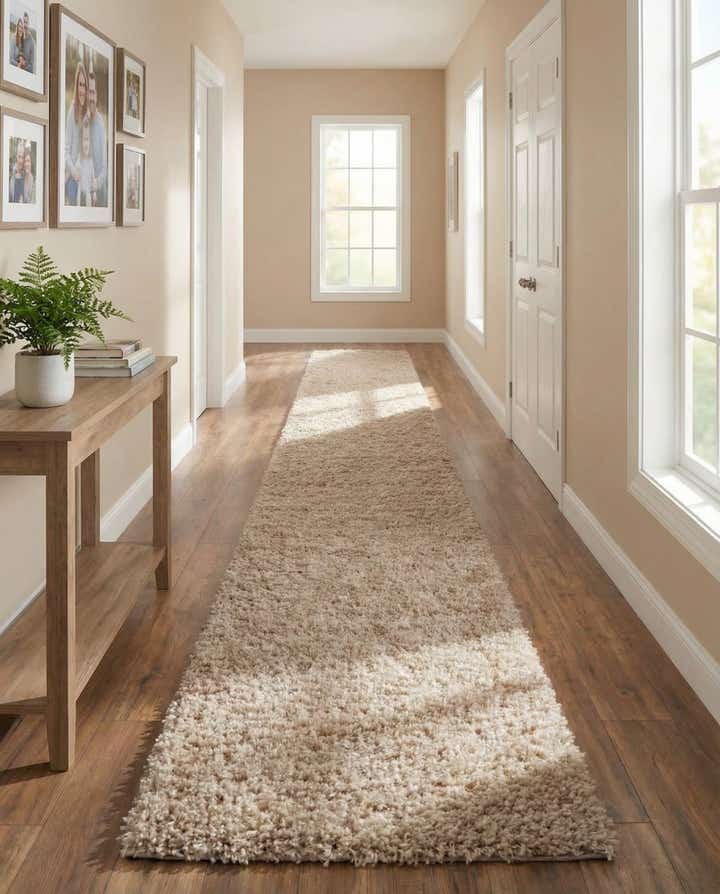2' 7 x 20' Zermatt Shag Runner Rug