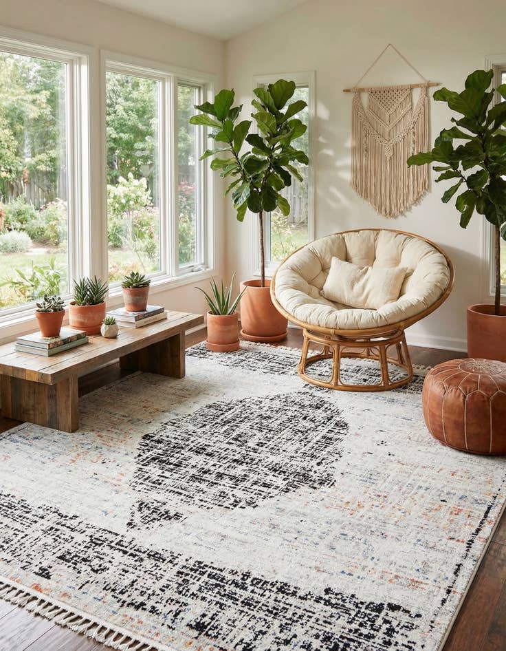 Detail image of 12' x 12' Aramis Square Rug