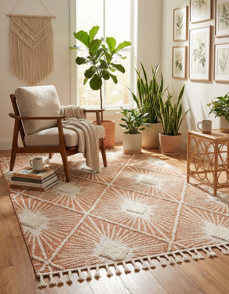 Detail image of  6' x 9' Boho Rug