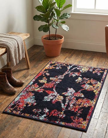 Navy Blue Madeline Rug