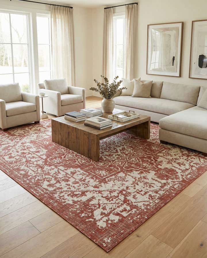 10' 8 x 10' 8 Easy-Clean Jill Zarin Dubai Indoor / Outdoor Square Rug