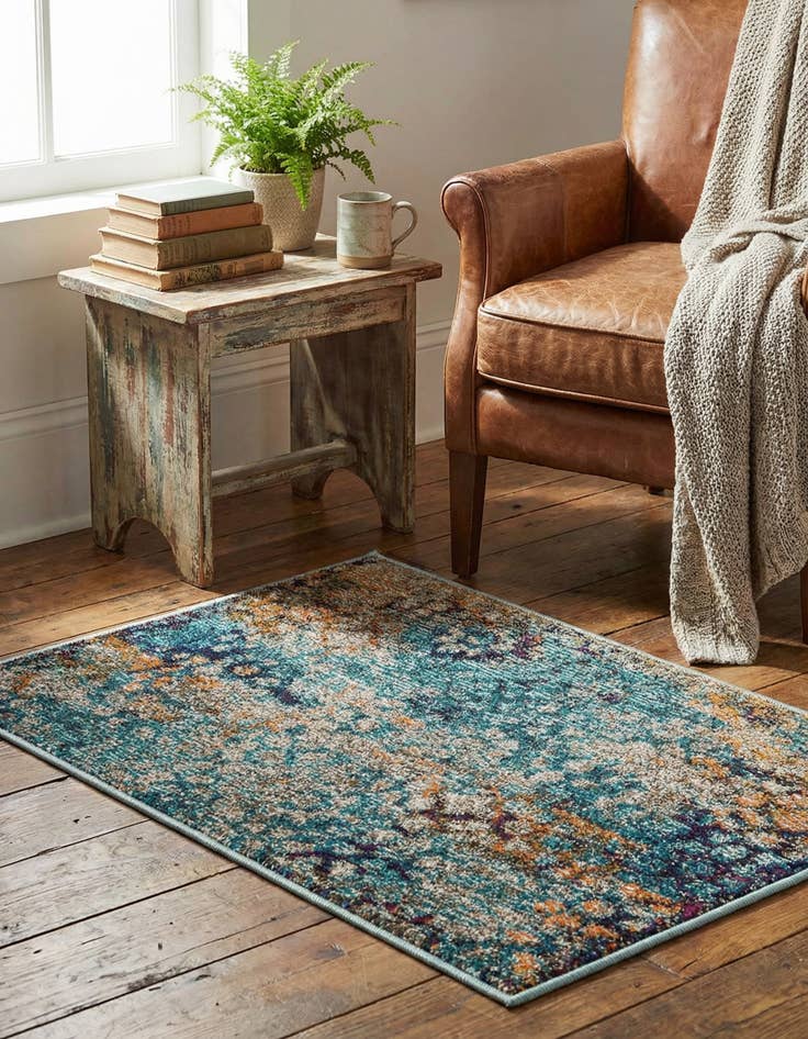 Detail image of 2' 2 x 3' Washable Carnevale Rug